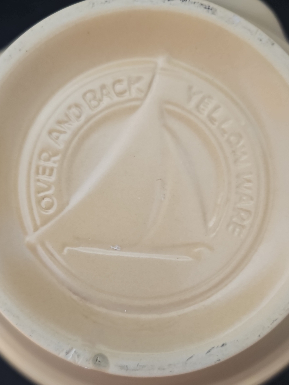 Yellow Ware Beige Ceramic Mixing Bowl - Picture 2 of 7